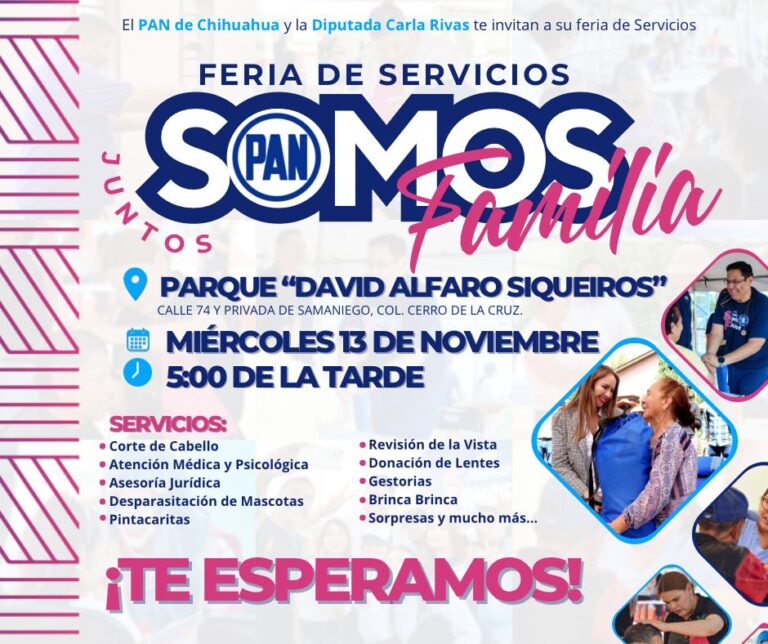 Invita Carla Rivas a la próxima Feria de Servicios en la colonia Cerro de la Cruz