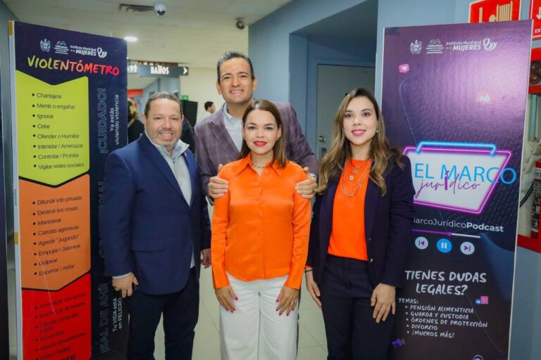 Presenta Alcalde podcast jurídico para mujeres en conmemoración del 25 de Noviembre