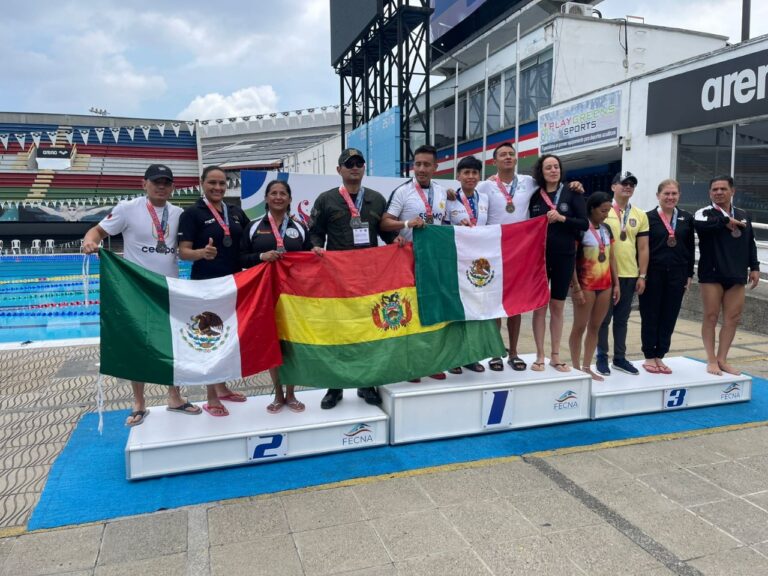 Chihuahuenses destacan en juegos latinoamericanos de policías y bomberos en Colombia