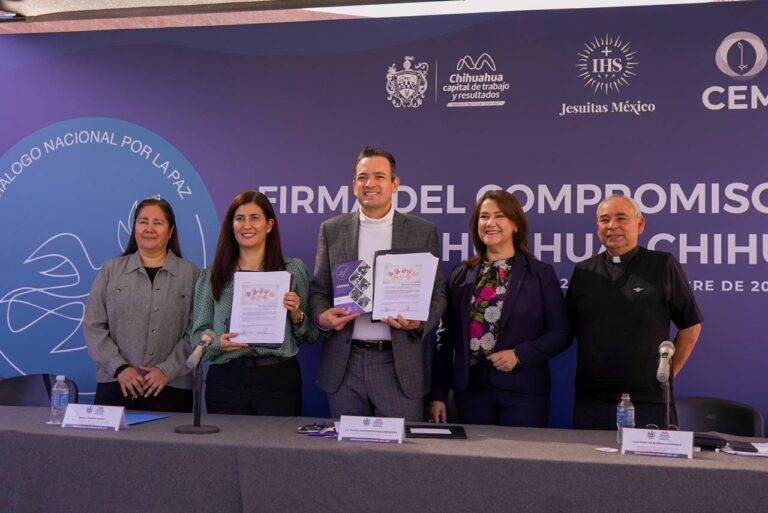 Alcalde Bonilla firma acuerdo por la paz con organizaciones civiles