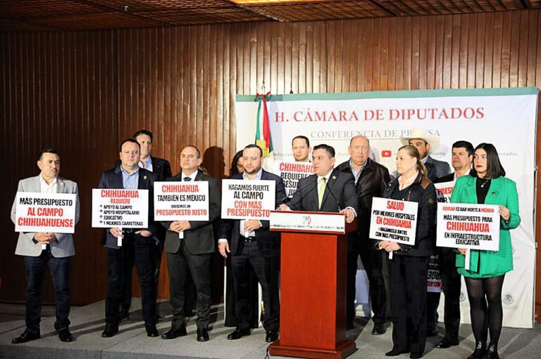 Diputados del PRI por Chihuahua Solicitan Presupuesto Alterno para Aumentar Recursos Federales
