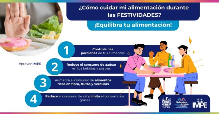 Recomienda Municipio tener buenos hábitos alimenticios durante las próximas festividades