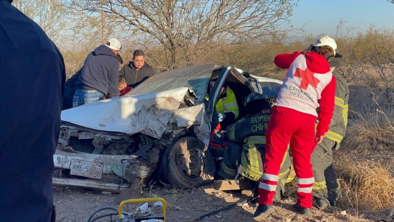 Tres heridos tras choque por el CERESO