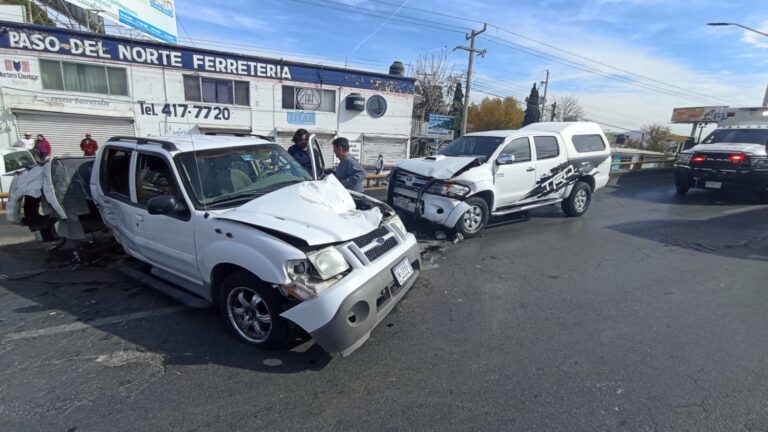 Tres heridos en aparatosa carambola