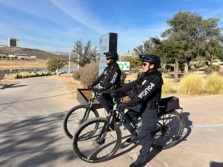 Aumenta Policía Municipal vigilancia en parque El Encino para seguridad de deportistas