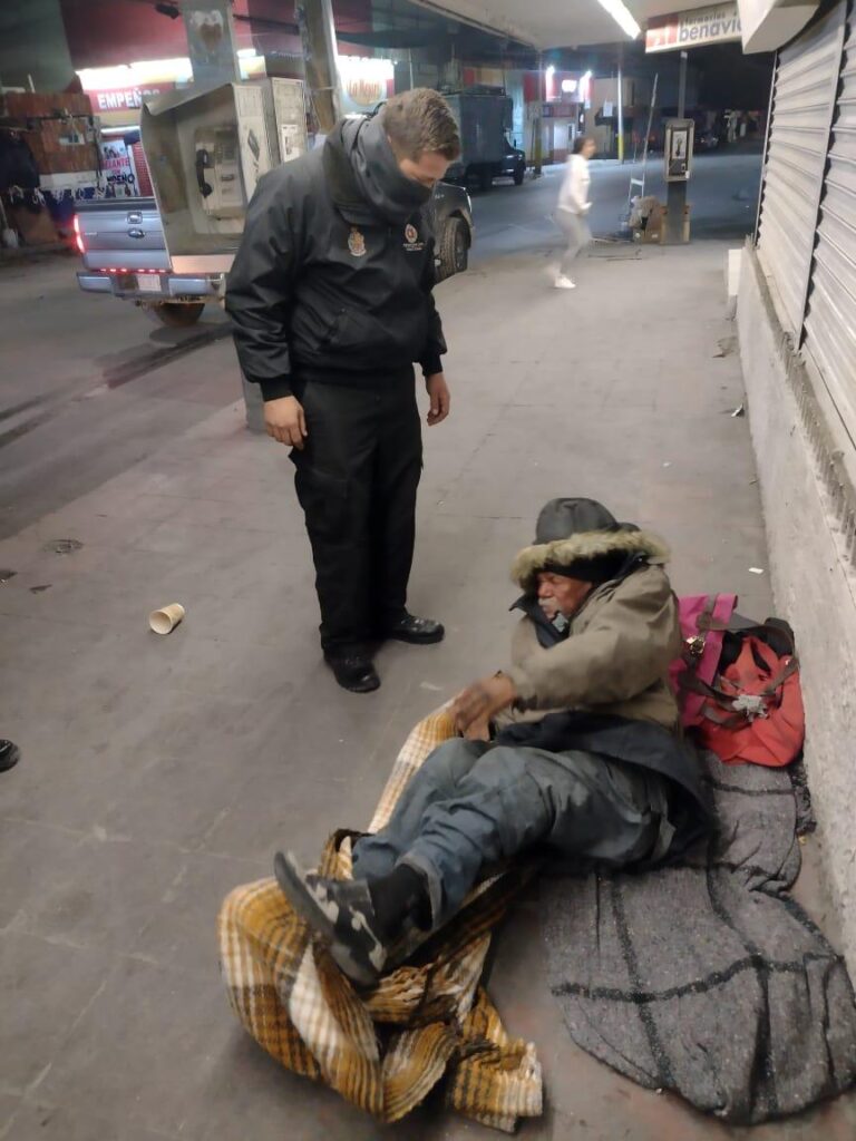 Protección Civil traslada al albergue a personas en situación de calle