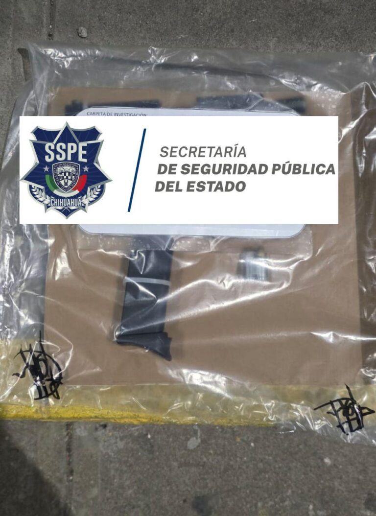 Asegura SSPE arma de fuego en el CERESO No. 1 de Aquiles Serdán