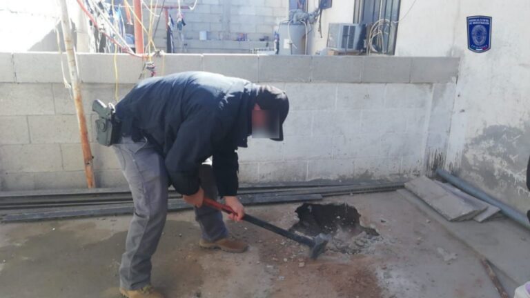 Tras cateo, localiza FGE Zona Norte fosa clandestina y restos óseos en Ciudad Juárez