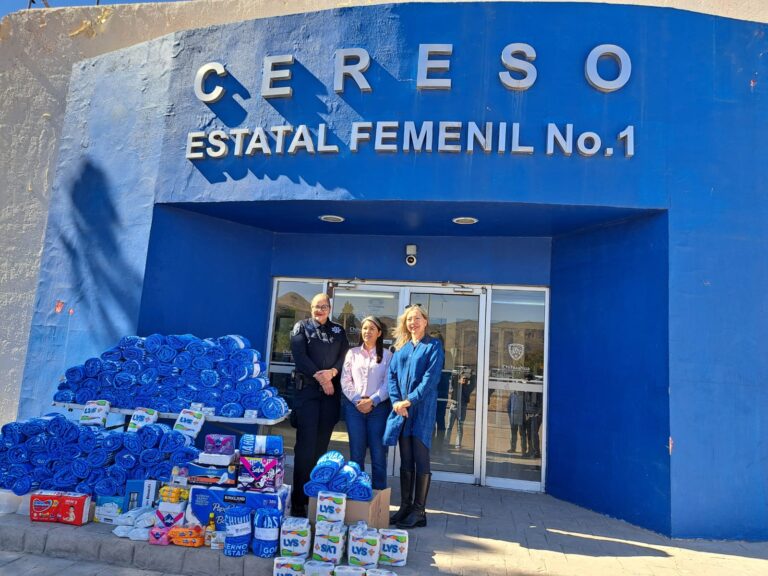 Recibe Cereso Femenil No.1 de Aquiles Serdán donación de cobijas e insumos