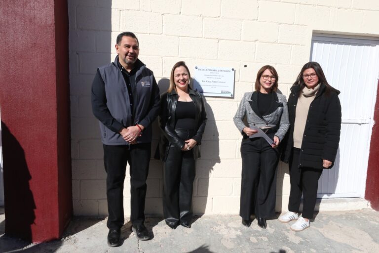 Reconocen en la Primaria 21 de Marzo el compromiso del Presidente Pérez Cuéllar con la educación
