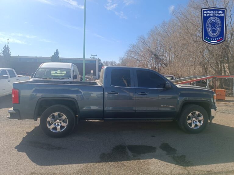 Recupera AEI Occidente pick up robada en Estados Unidos