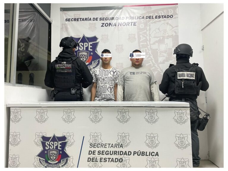 Detiene Policía del Estado a Tres sujetos en Ciudad Juárez por alteración de papelería vehicular