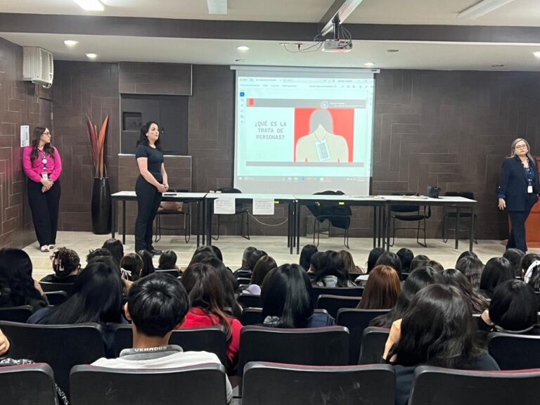 Busca FGE crear conciencia sobre la trata de personas entre estudiantes