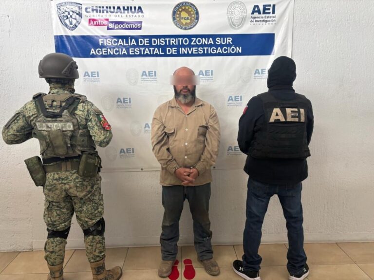 Capturan Fiscalía y SEDENA a involucrado en homicidio de paciente sustraído de clínica en Parral