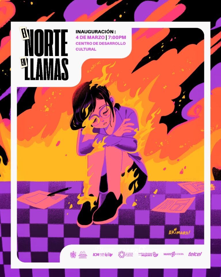 Invita Municipio a la exposición digital de mujeres ilustradoras «El Norte en Llamas»