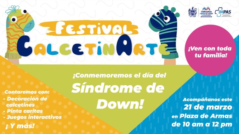 Invita IMPAS al “Festival CalcetinArte” por el Día Mundial del Síndrome de Down