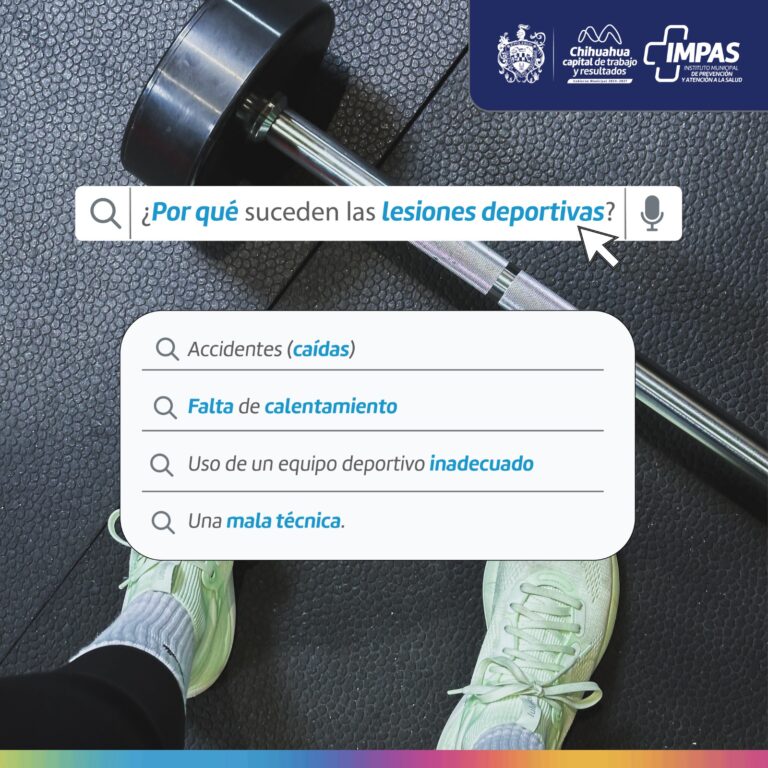 ¿Practicas deporte? Comparte IMPAS información sobre las lesiones y cómo atenderlas