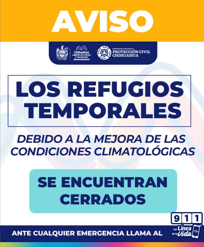 Atendieron Refugios Temporales a más de mil 400 personas durante temporada invernal