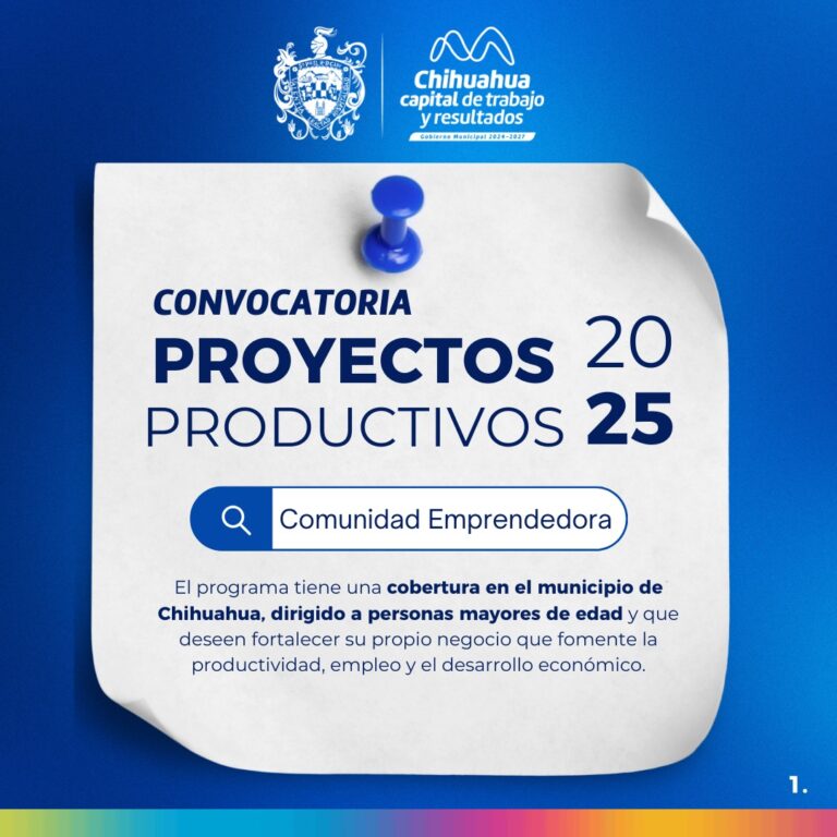 Abre Municipio convocatoria “Programa de Proyectos Productivos 2025” en beneficio de emprendedores