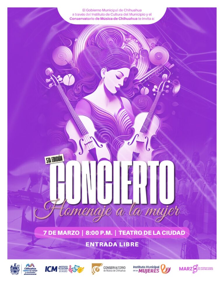 Conmemora Municipio a la mujer con concierto especial en el Teatro de la Ciudad