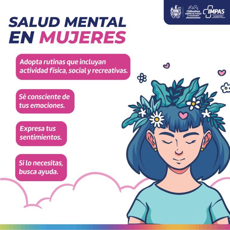 Invita IMPAS a las mujeres a cuidar de su salud mental