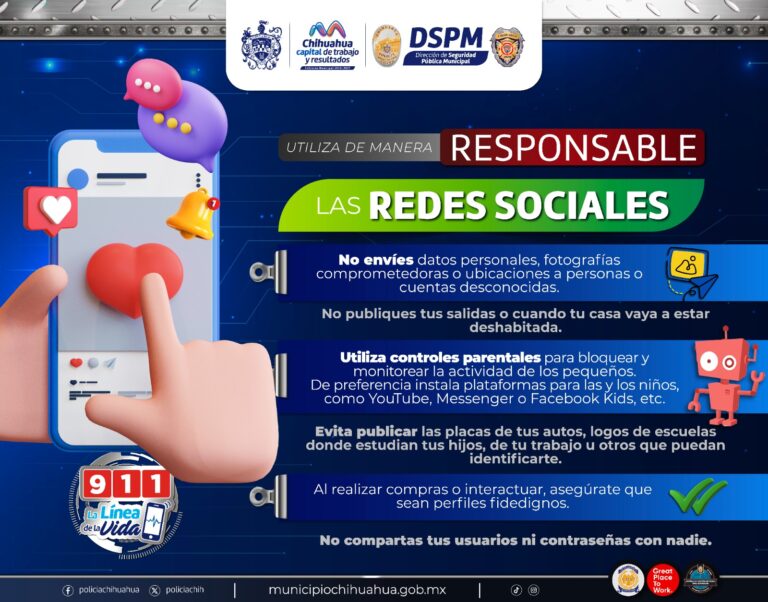 Pide Policía Cibernética del Municipio utilizar las redes sociales de manera responsable para evitar ser víctimas de delitos