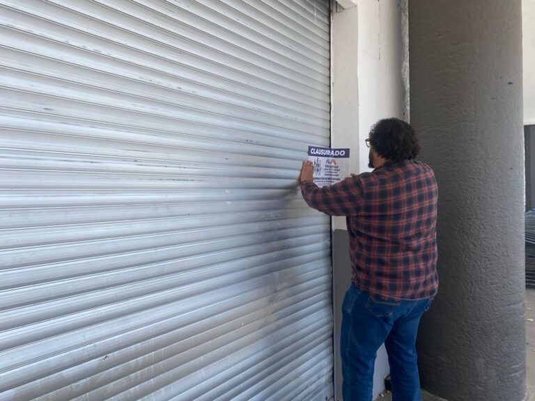 Suspende Gobernación Municipal actividades de establecimientos por falta de documentación diversa