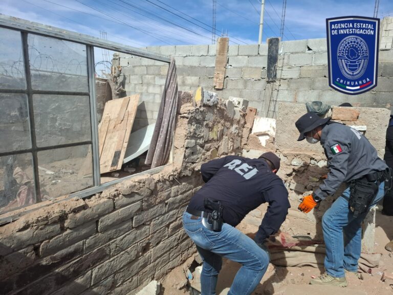 Localiza FGE cuerpo inhumado clandestinamente en vivienda de Cd. Juárez