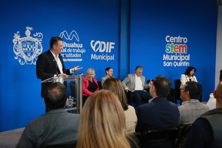 Inaugura Alcalde Bonilla primer Centro STEM en la ciudad para que niñas y niños aprendan de tecnología