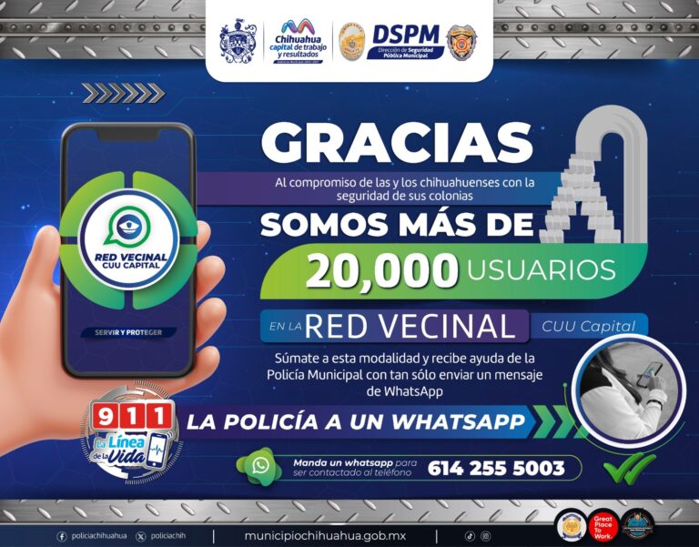 Invita DSPM a unirse a la “Red Vecinal CUU” para mejorar la seguridad en tu calle y colonia