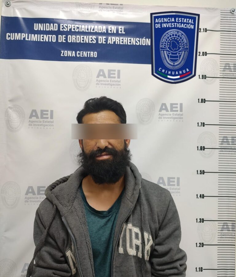 Detiene AEI a hombre por violencia familiar en Chihuahua
