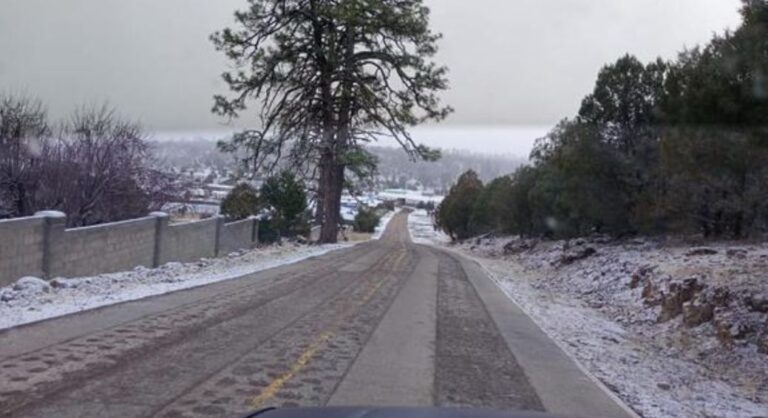 Nieve y aguanieve durante el fin de semana en el estado por el frente frío 37