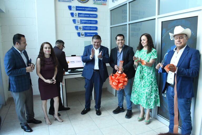 Inaugura Fiscal César Jáuregui módulo de Centro de Atención a la Denuncia Virtual en Delicias
