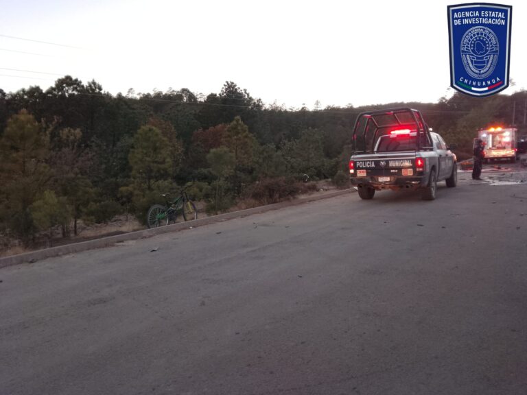 Investiga FGE accidente ocurrido en Guachochi