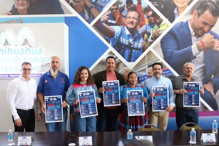 Presentan Municipios de Chihuahua y Guachochi la convocatoria de la Liga Indígena de Baloncesto