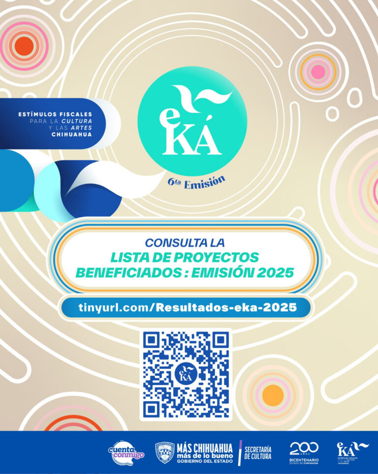 Dan a conocer resultados de la convocatoria de Estímulo Fiscal Para la Cultura y las Artes “Eká” 2025