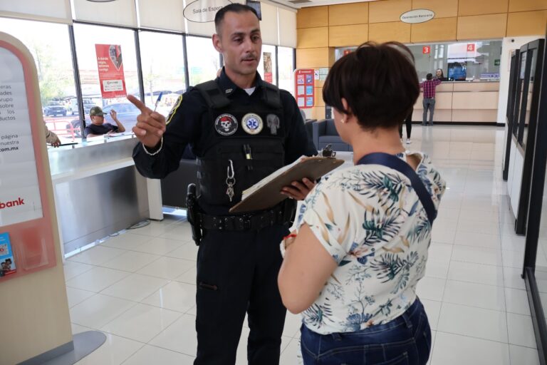 Invita Policía Municipal a solicitar “Acompañamiento Bancario” por la entrega de utilidades
