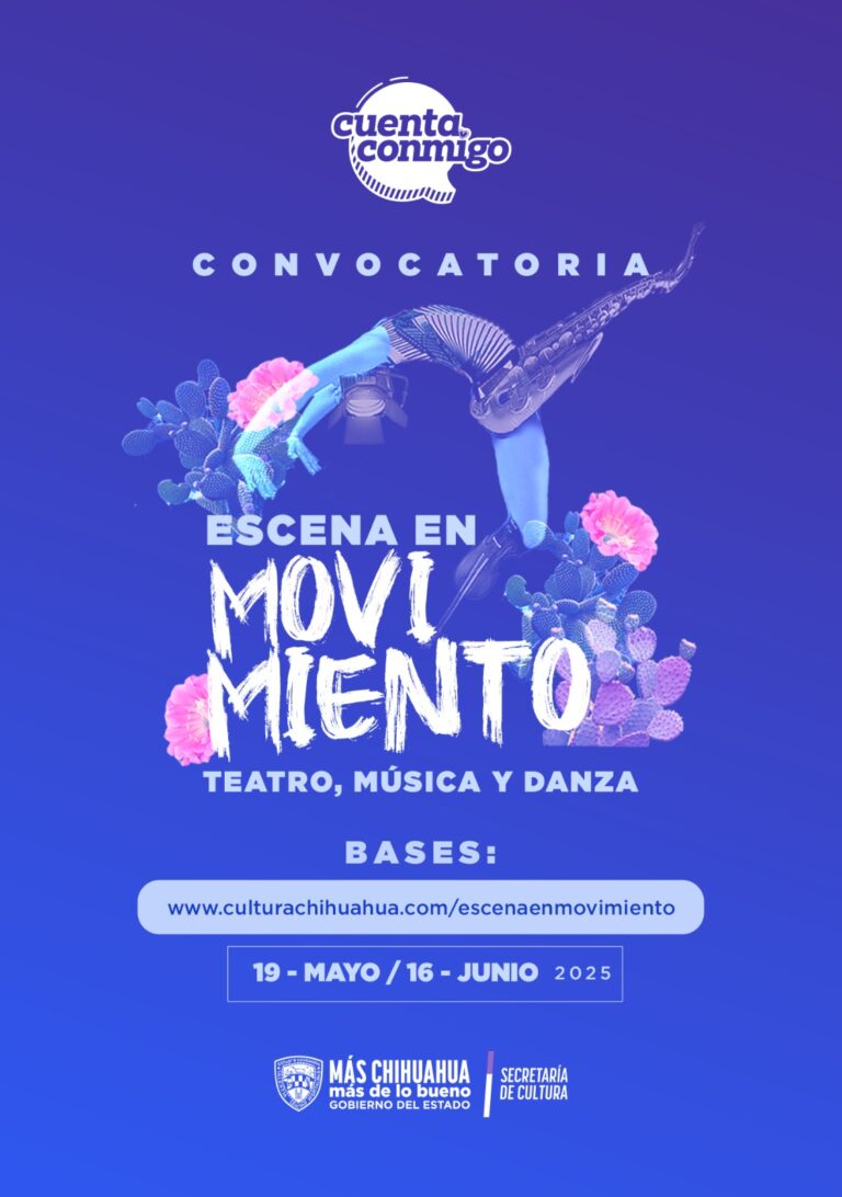Abre Secretaría de Cultura la convocatoria “Escena en Movimiento 2025” de teatro, danza y música