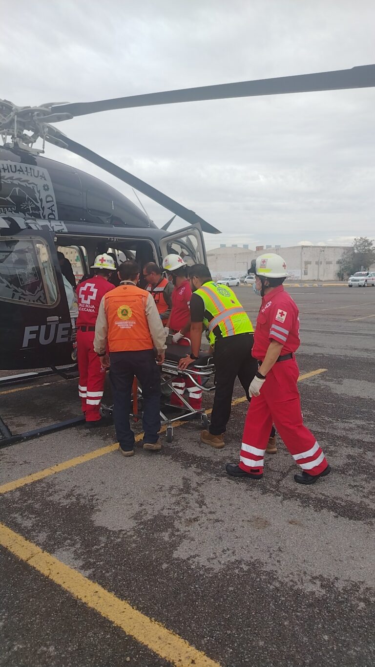 Décimo traslado aeromédico exitoso; un neontato de Ciudad Juárez a Chihuahua
