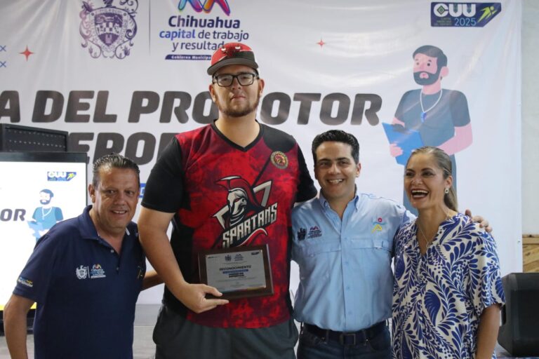 Reconoce Gobierno Municipal a promotores deportivos distinguidos del año