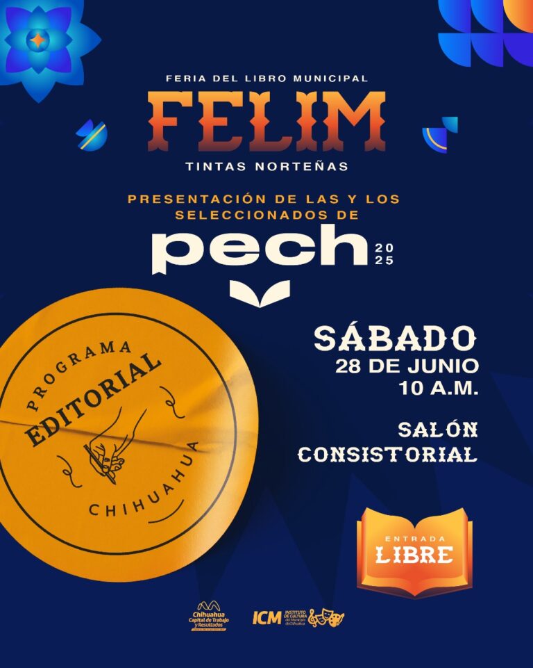 Iniciará Feria del Libro Municipal con la presentación y premiación del Programa Editorial Chihuahua 2025