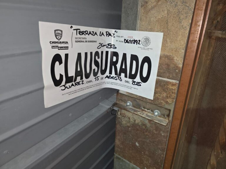 Realiza Gobernación Estatal 347 inspecciones y clausura 19 establecimientos durante la última semana