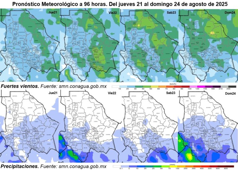 Seguirán lluvias de dispersas a moderadas en gran parte del estado: CEPC