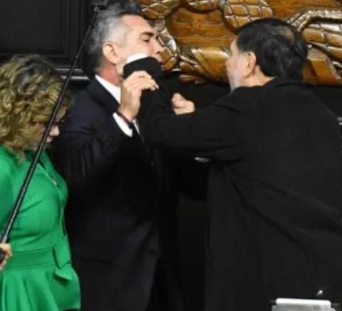 Que quede claro: la primera agresión física vino de Noroña: Alito