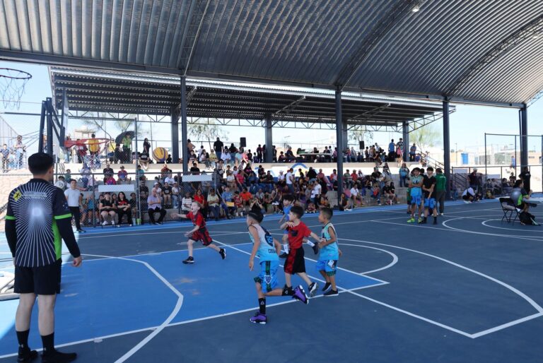 Participan 600 niñas y niños en la Ruta del Deporte en tu Barrio