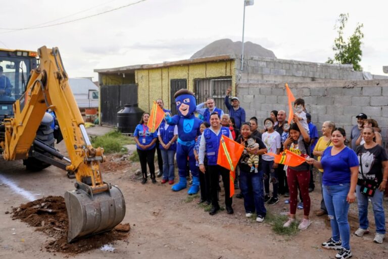 Inicia JMAS Chihuahua introducción de red de drenaje en la colonia Jorge Barousse