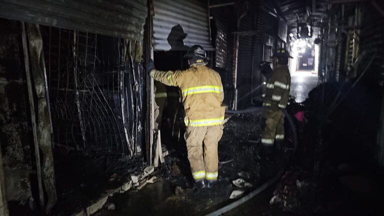 En menos de una hora controló el H. Cuerpo de Bomberos incendio en El Pasito