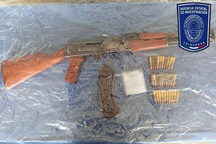 Asegura Célula BOI armas de fuego en Guadalupe y Calvo