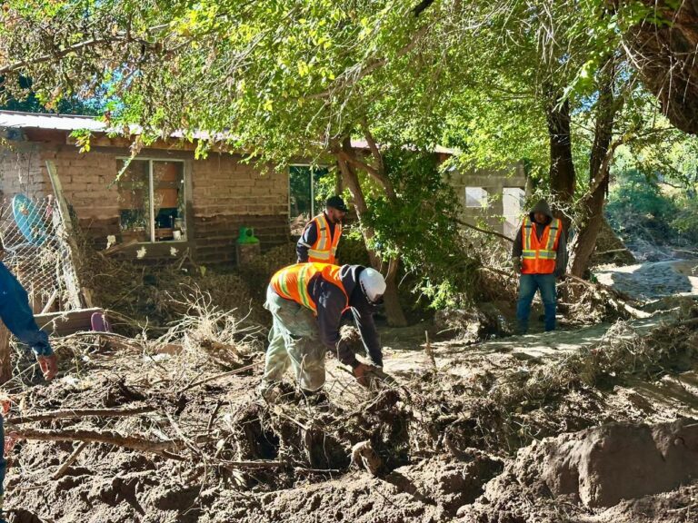Atiende Gobierno del Estado a chihuahuenses afectados por las lluvias en las regiones norte y noroeste
