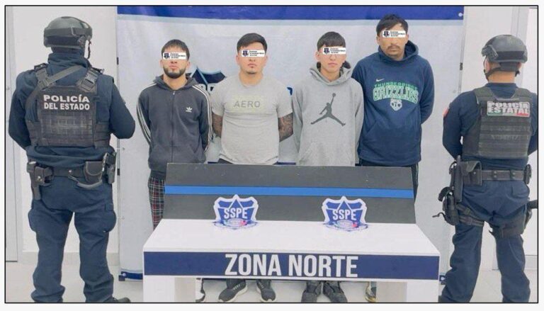 Acción estratégica instruida por Gilberto Loya permite la detención de cuatro presuntos traficantes de migrantes en Ciudad Juárez